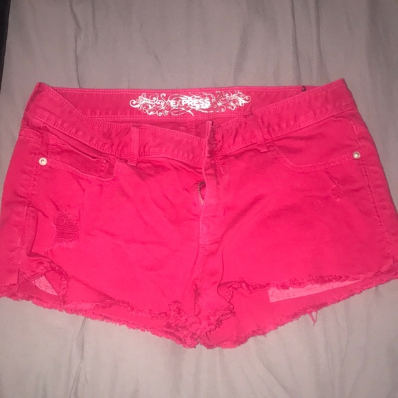 Express Pants - Pink denim express shorts Express Pants - Pink denim express shorts